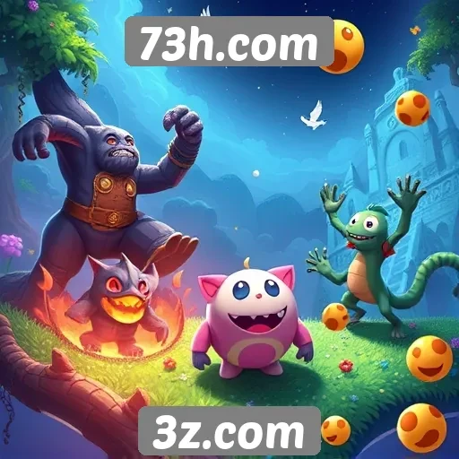 Análise da variedade de jogos disponíveis no 73h.com
