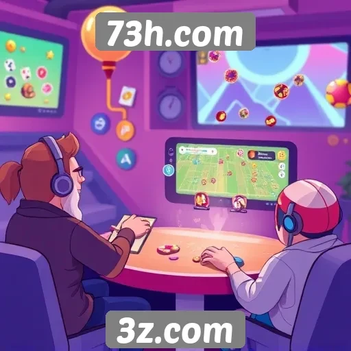 Recursos interativos oferecidos pela plataforma 73h.com