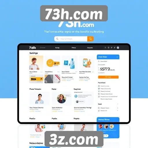 Interface e usabilidade do site 73h.com