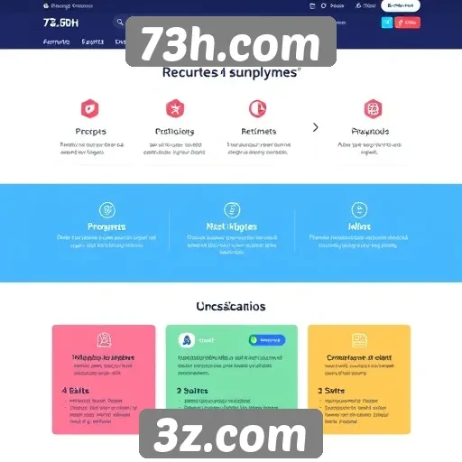 Recursos e funcionalidades do site 73h.com