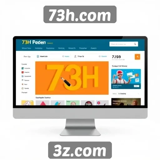 Análise da interface do site 73h.com